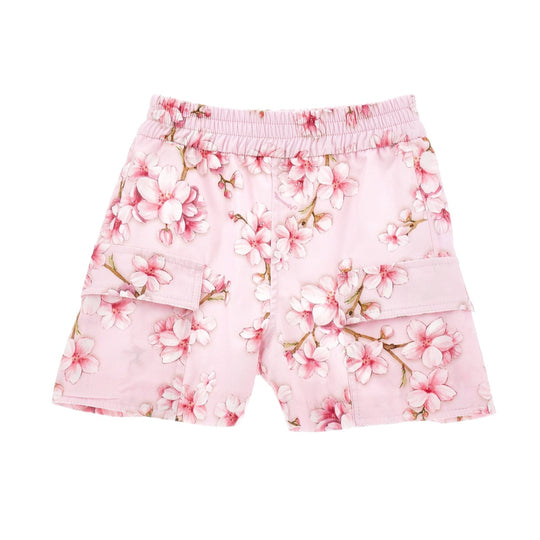 Girls Pink Blossom Shorts