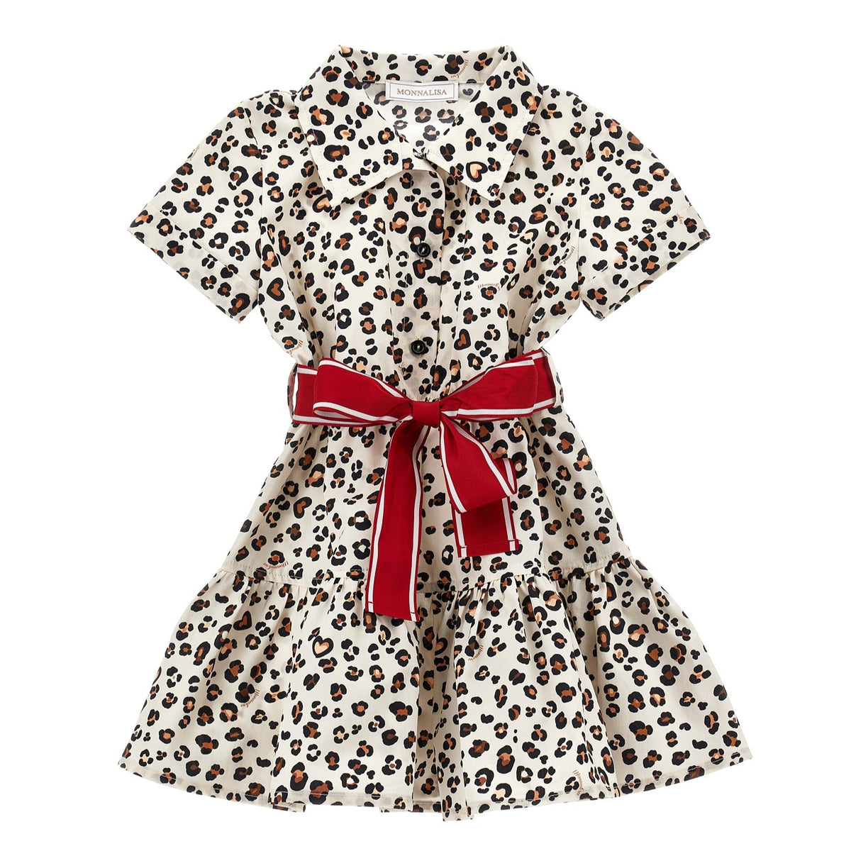 Monnalisa Girls Leopard Dress