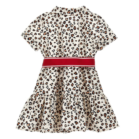 Monnalisa Girls Leopard Dress