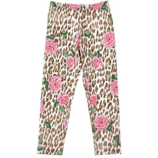 Girls Leopard Leggings