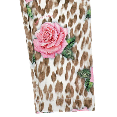 Monnalisa Girls Leopard Leggings