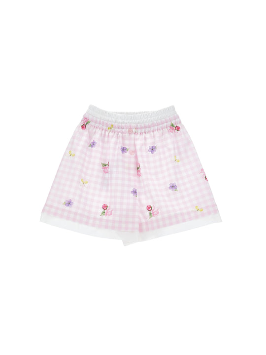 Girls Pink Fairytale Shorts