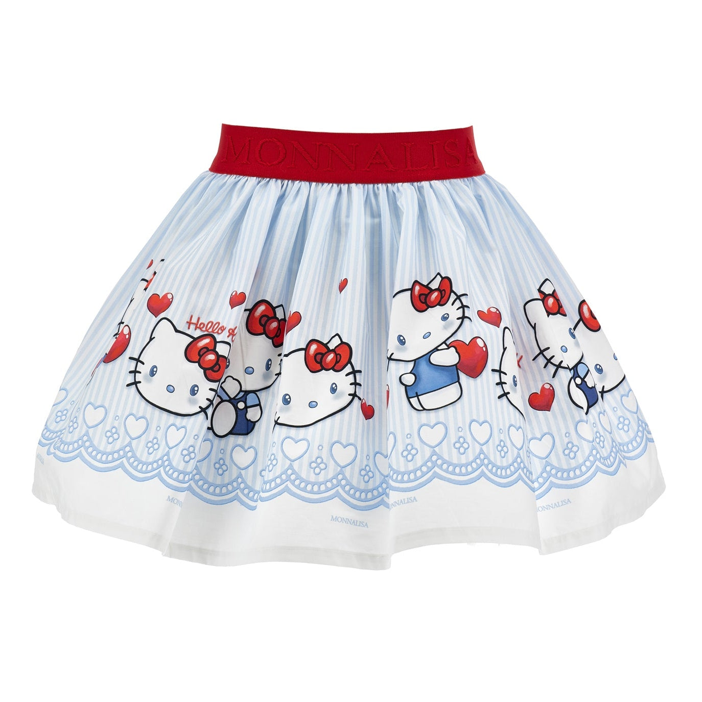 Monnalisa Girls White Hello Kitty Skirt