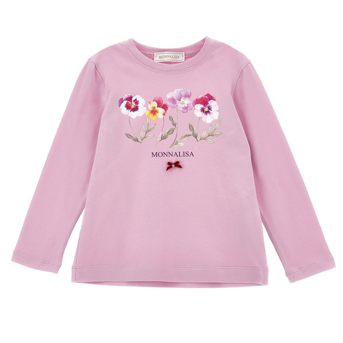 Monnalisa Girls Lilac T-Shirt