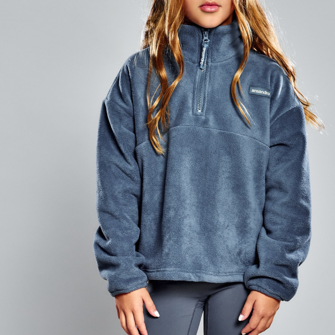 Ansandro Girls Slate Grey Fleece