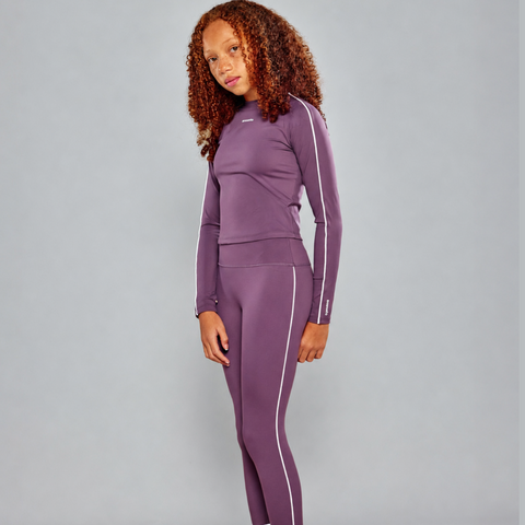 Ansandro Girls Plum Legging Set