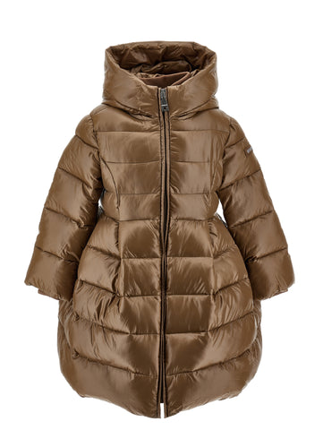 Monnalisa Girls Brown Coat
