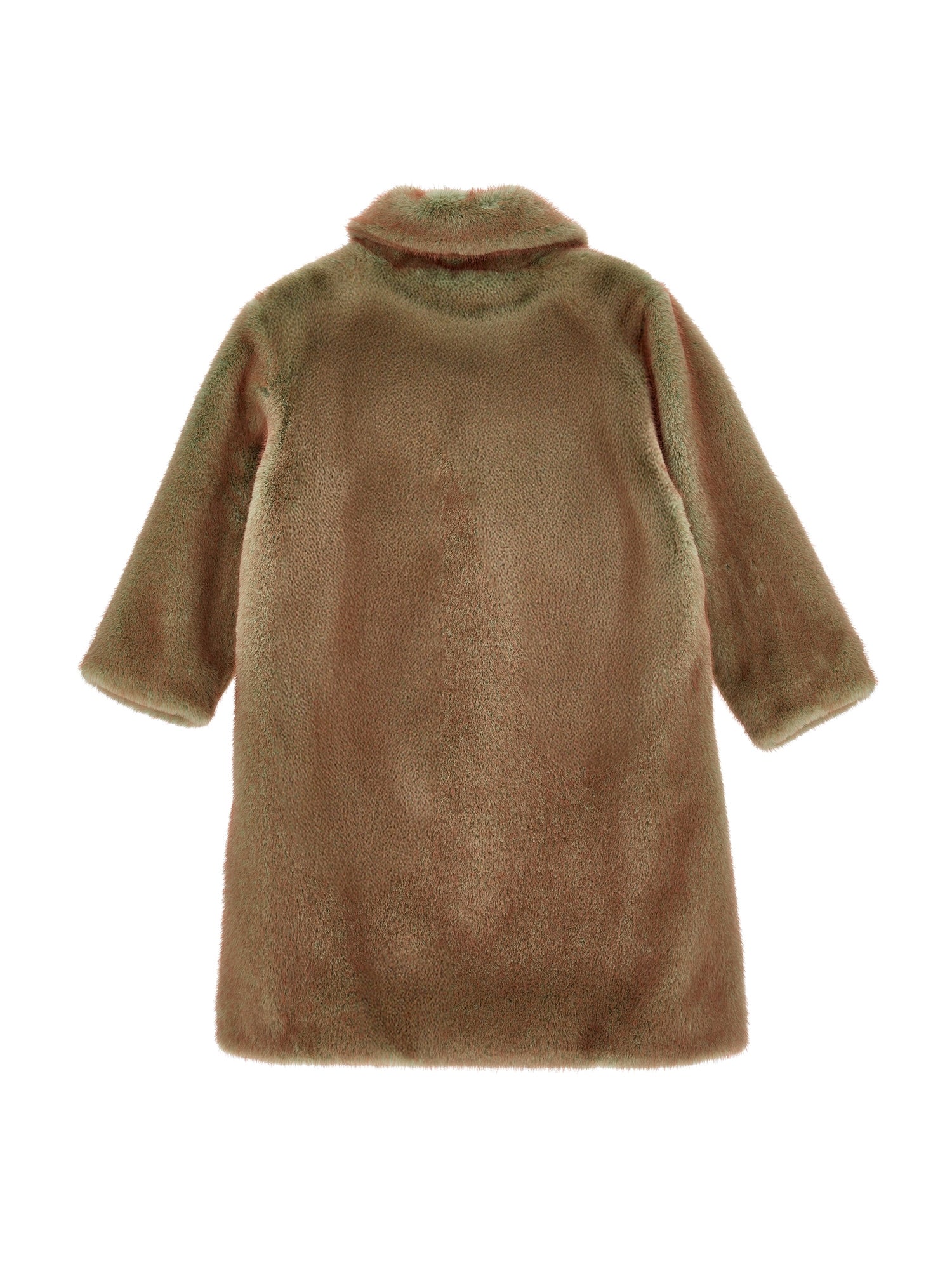 Monnalisa Girls Sage Green Synthetic Fur