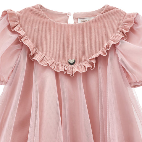 Girls Pink Tulle Dress
