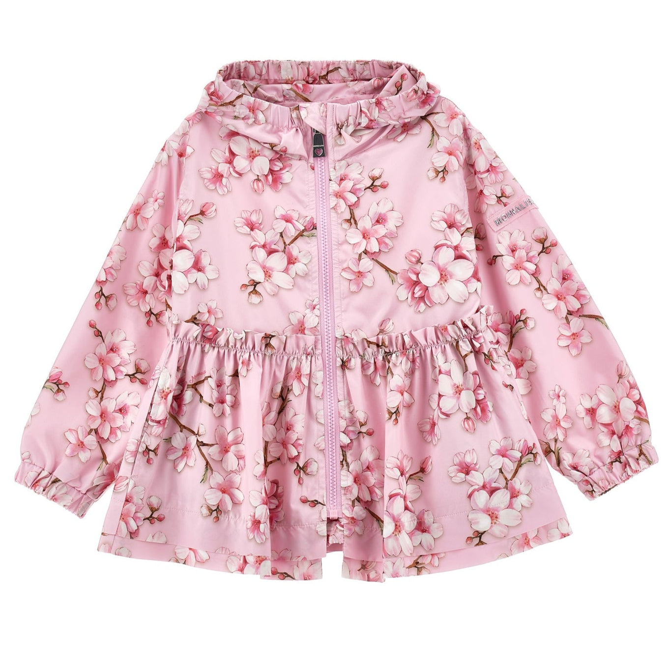 Monnalisa Girls Pink Blossom Jacket