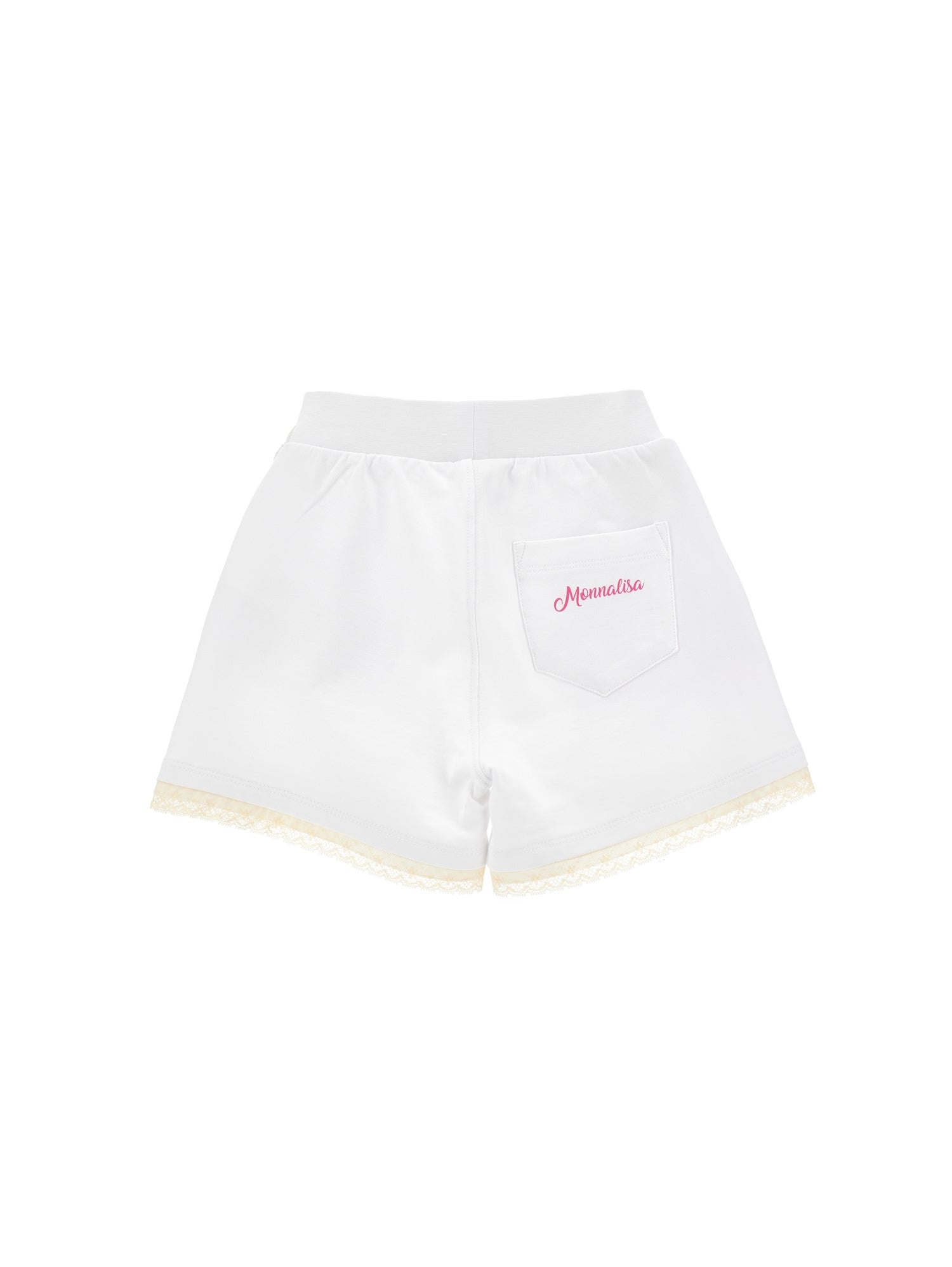 Monnalisa Girls White Blossom Shorts