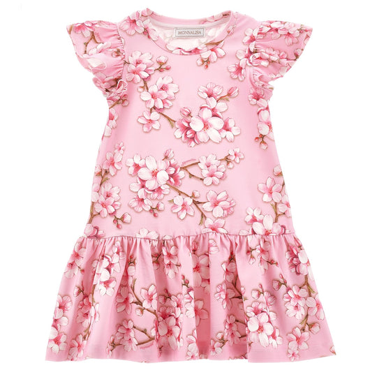 Girls Pink Blossom Dress