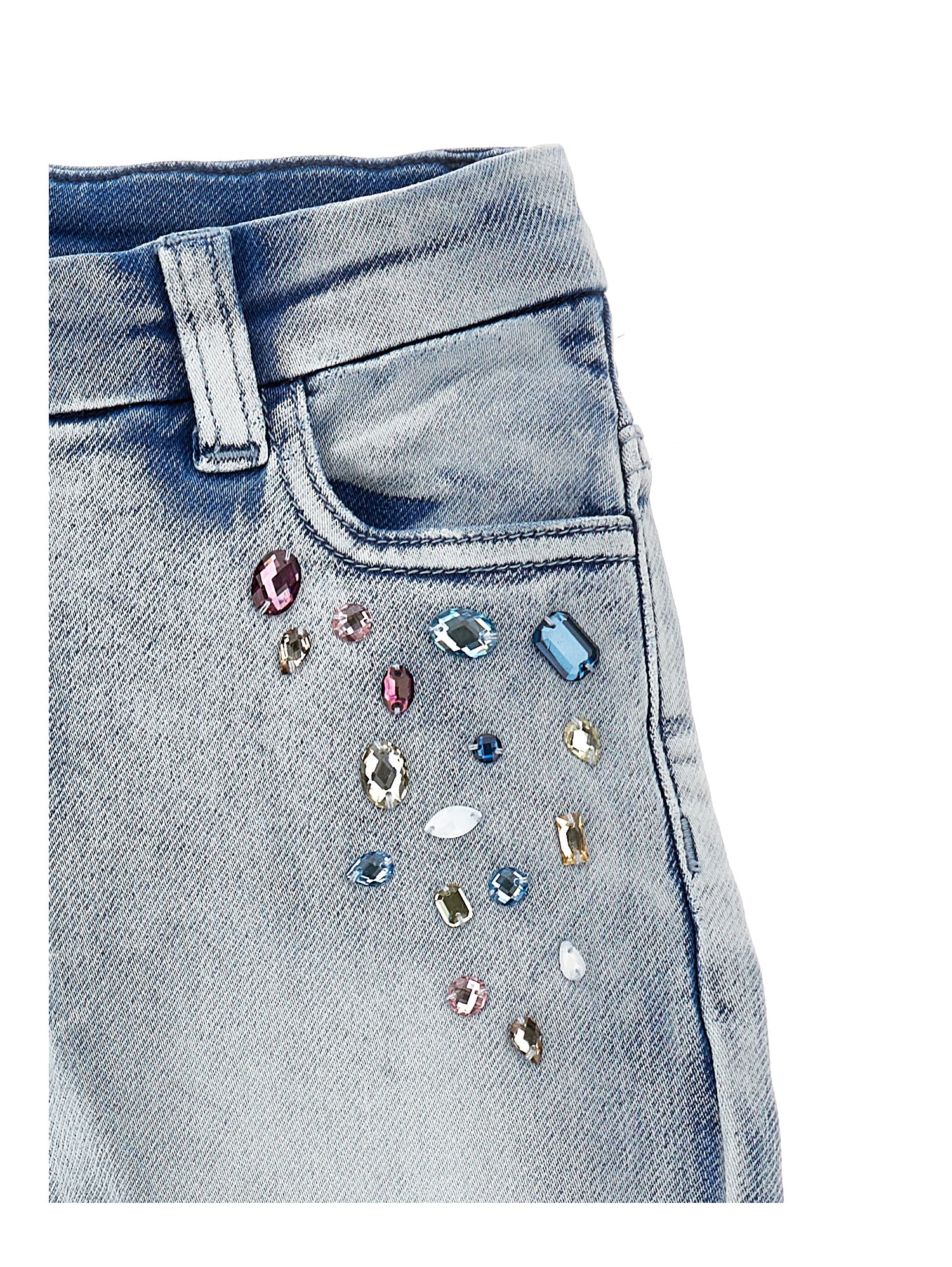 Monnalisa Girls Jewelled Jeans