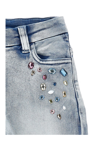 Monnalisa Girls Jewelled Jeans