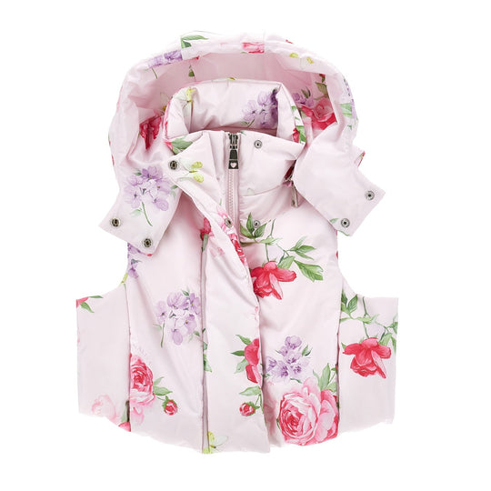 Girls Pink Fairytale Gilet