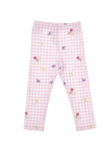 Monnalisa Girls Pink Fairytale Leggings