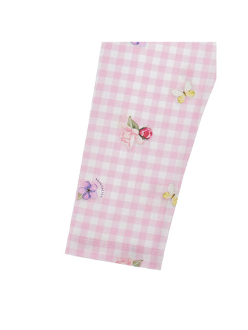 Monnalisa Girls Pink Fairytale Leggings