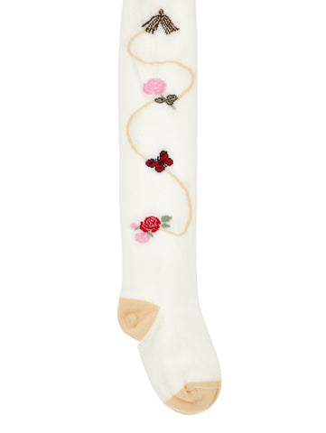 Monnalisa Girls Cream Tights