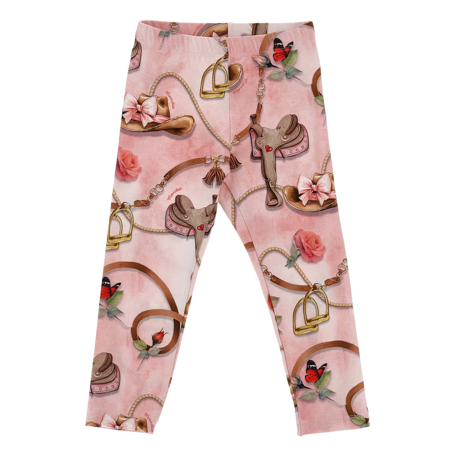 Monnalisa Girls Light Pink Leggings
