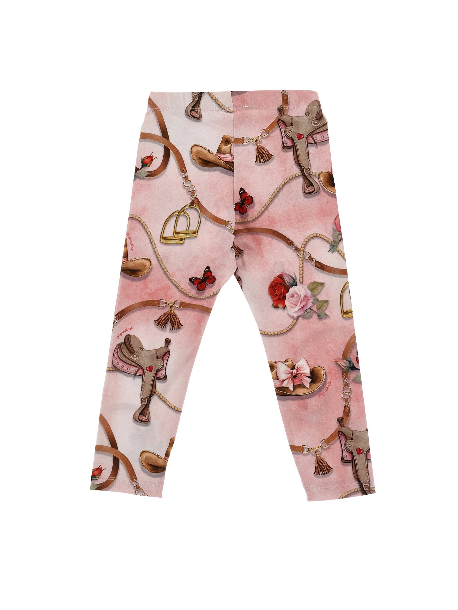 Monnalisa Girls Light Pink Leggings