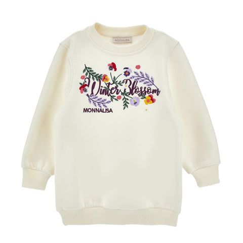 Monnalisa Girls White Dress