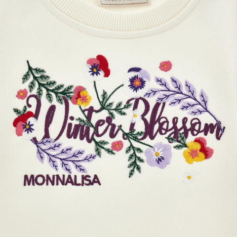 Monnalisa Girls White Dress