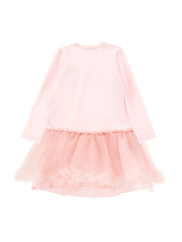 Monnalisa Girls Dusty Pink Dress