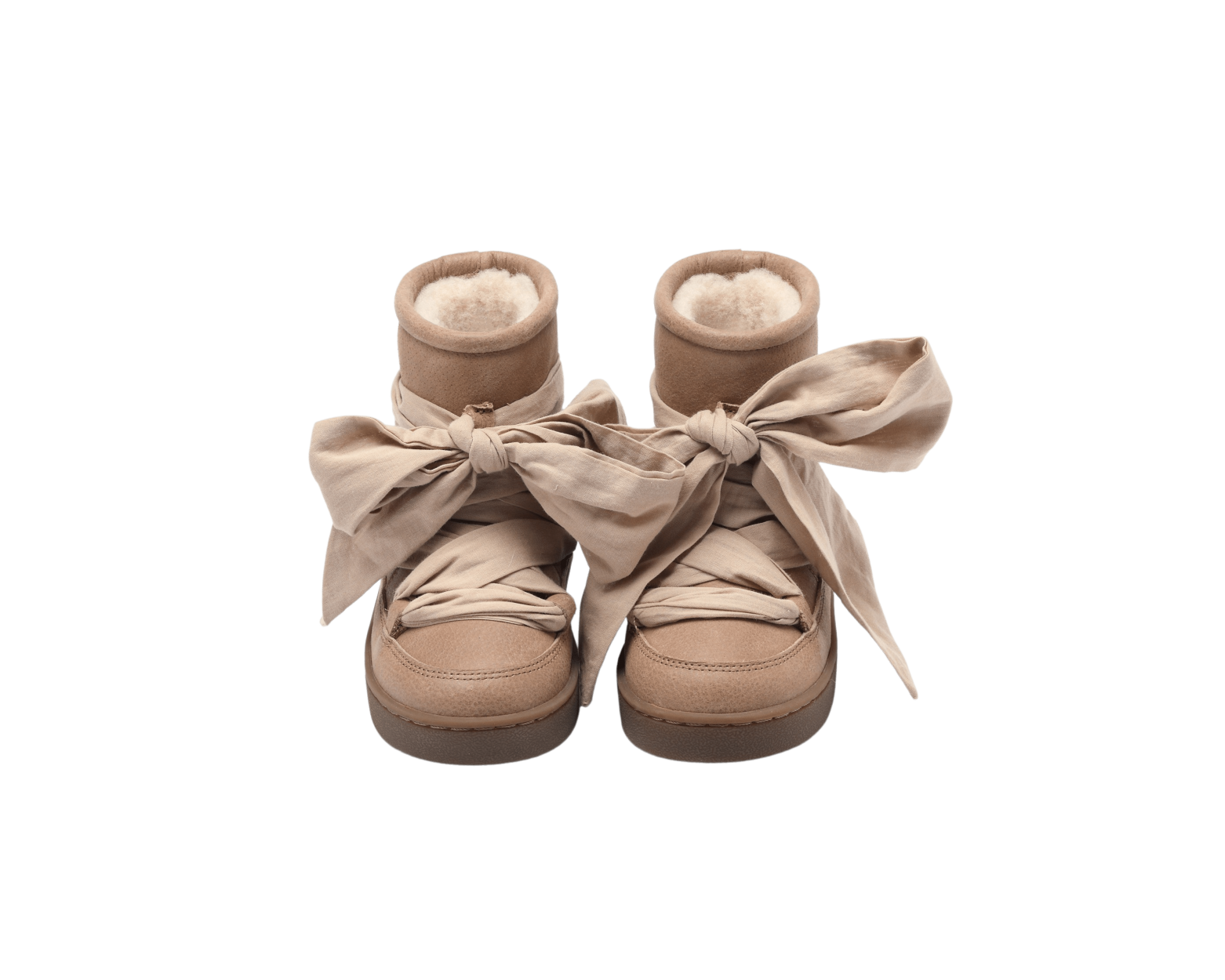 Donsje Girls Brown Leather Ganza Boots