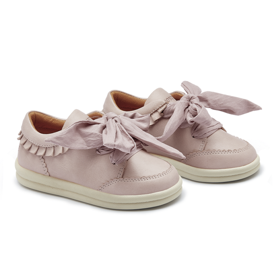 Donsje Girls Lilac Leather Lexley Sneakers