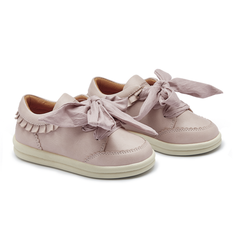 Donsje Girls Lilac Leather Lexley Sneakers