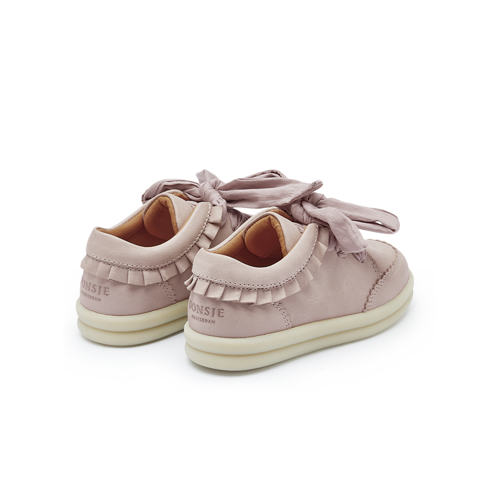 Donsje Girls Lilac Leather Lexley Sneakers