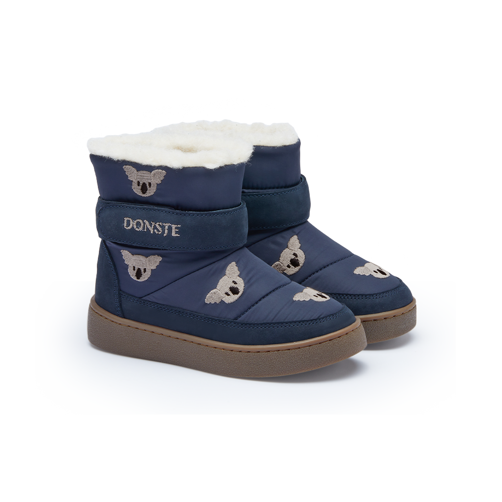 Donsje Boys Blue Marine Kitto Koala Boots