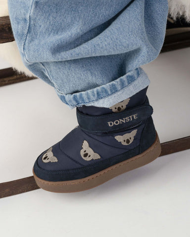 Donsje Boys Blue Marine Kitto Koala Boots