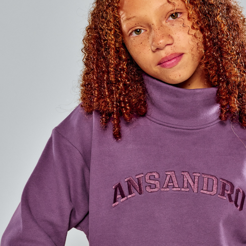 Ansandro Girls Plum Sweatshirt