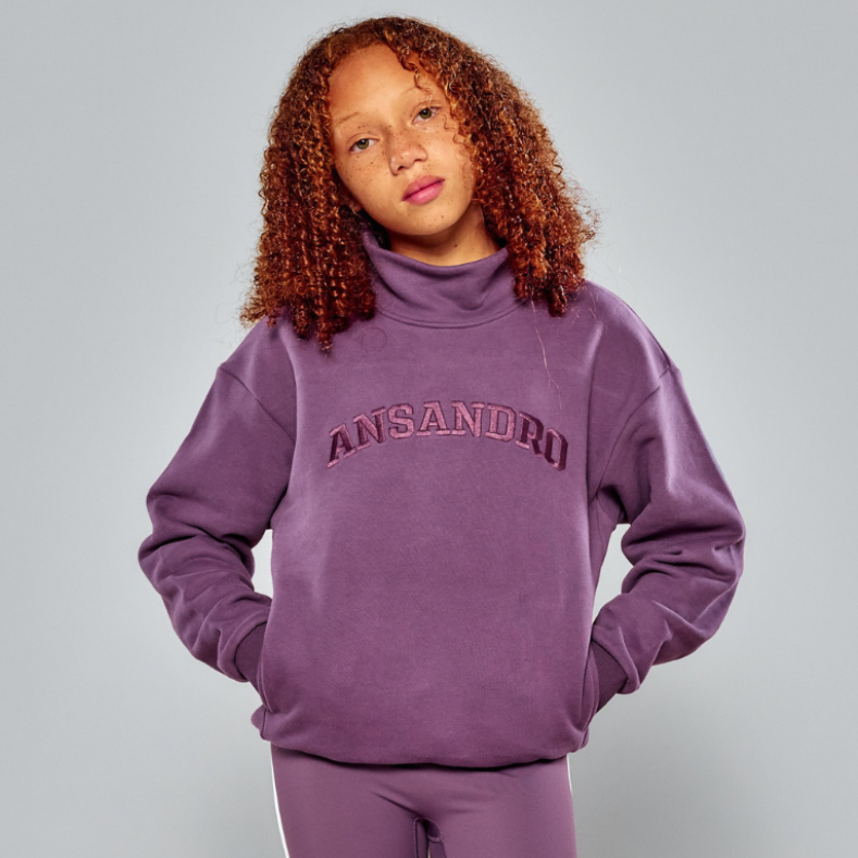 Ansandro Girls Plum Sweatshirt