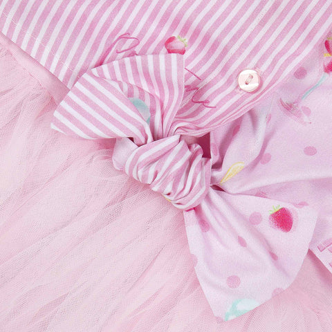Lapin House Girls Tulle Bow Dress