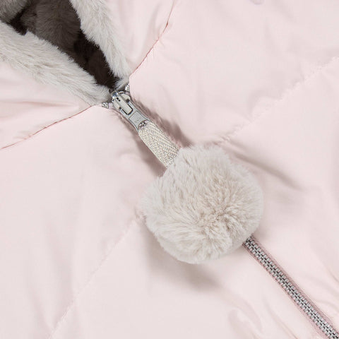 Lapin House Girls Pink Reversible Coat