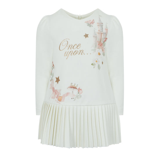 Girls Cream Dress