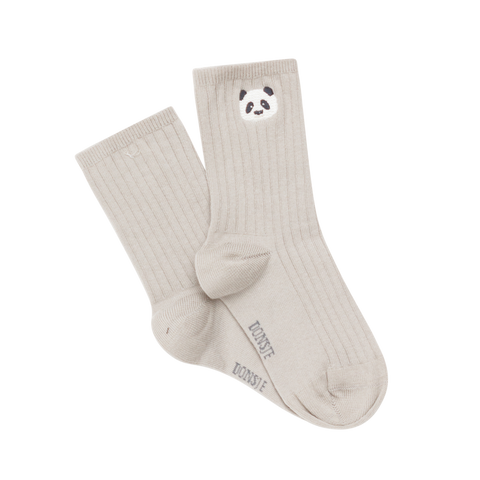 Donsje Boys Silver Panda Socks