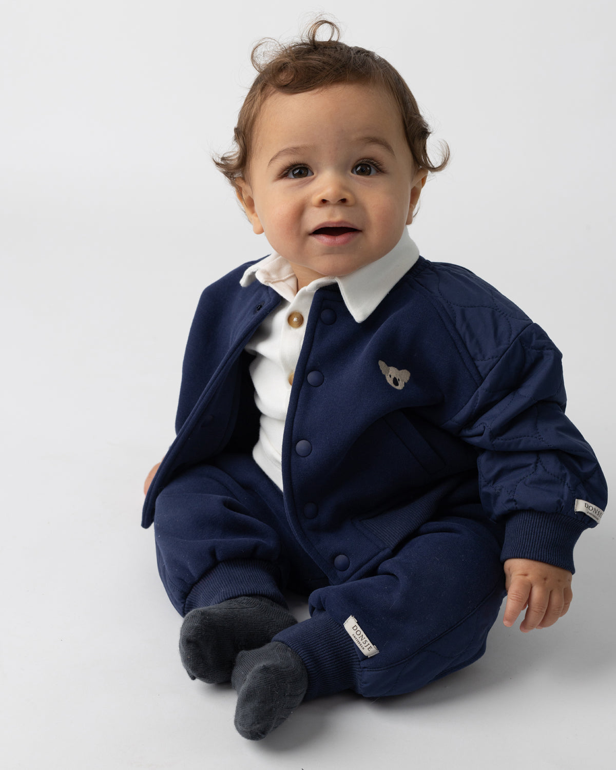 Donsje Boys Navy Marine Noal Jacket Koala