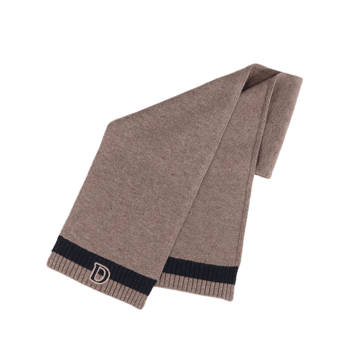Donsje Boys Dusty Brown Melange Fredrik Merino Wool Scarf