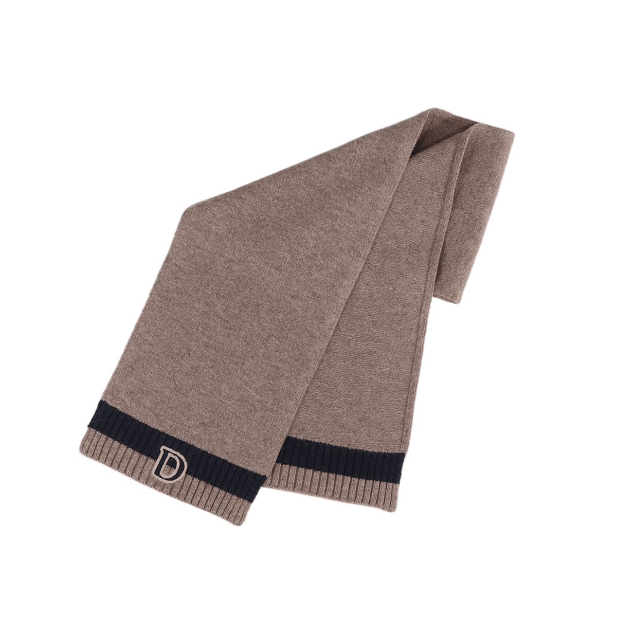 Donsje Boys Dusty Brown Melange Fredrik Merino Wool Scarf