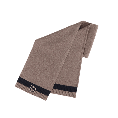 Donsje Boys Dusty Brown Melange Fredrik Merino Wool Scarf