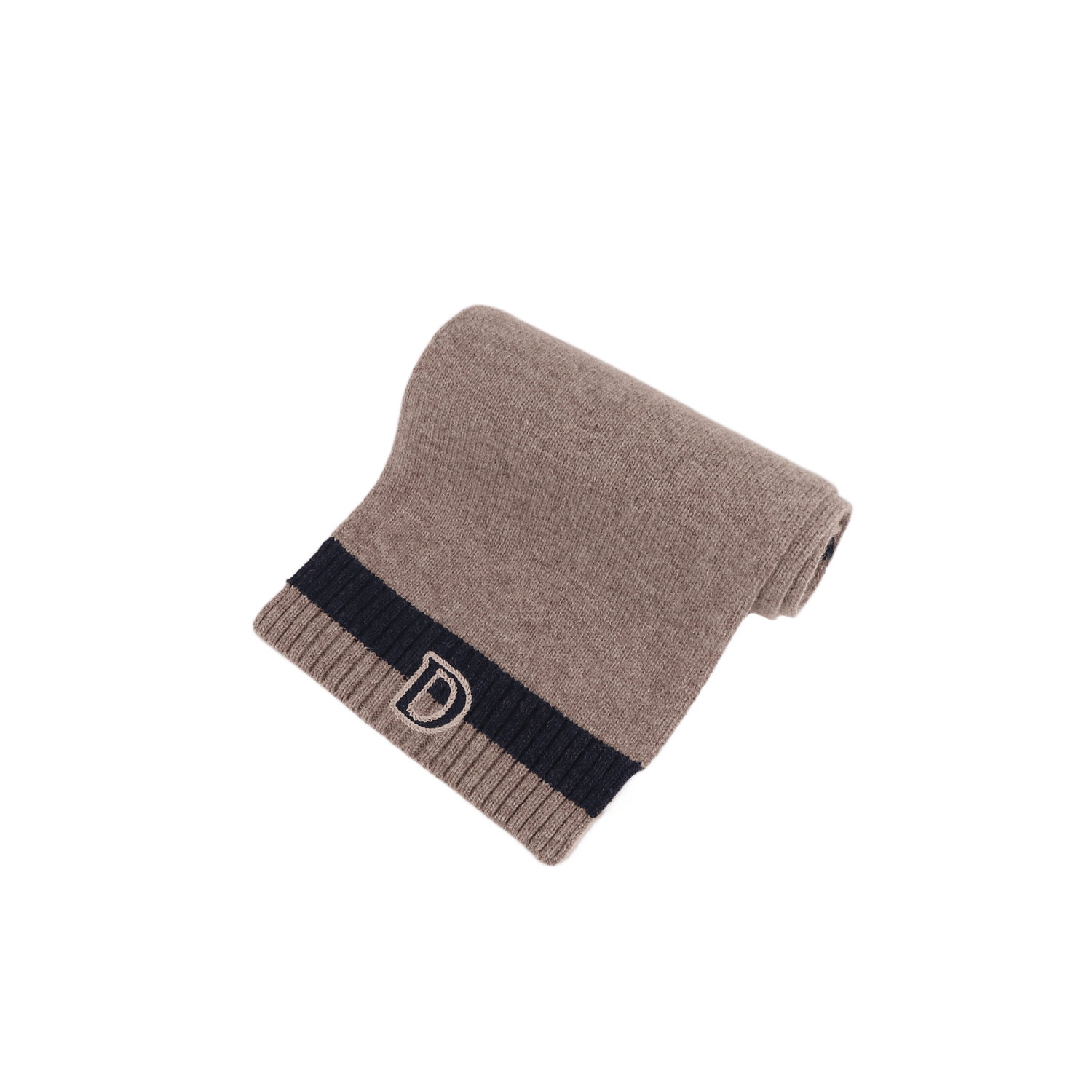 Donsje Boys Dusty Brown Melange Fredrik Merino Wool Scarf