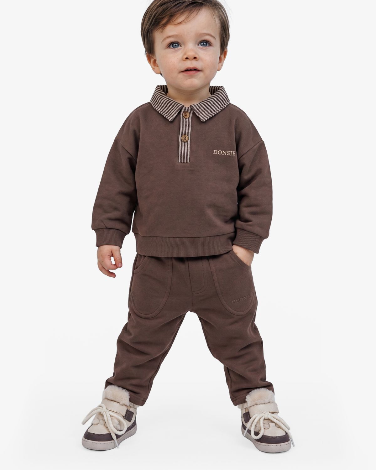 Donsje Boys Espresso Gustaaf Trousers