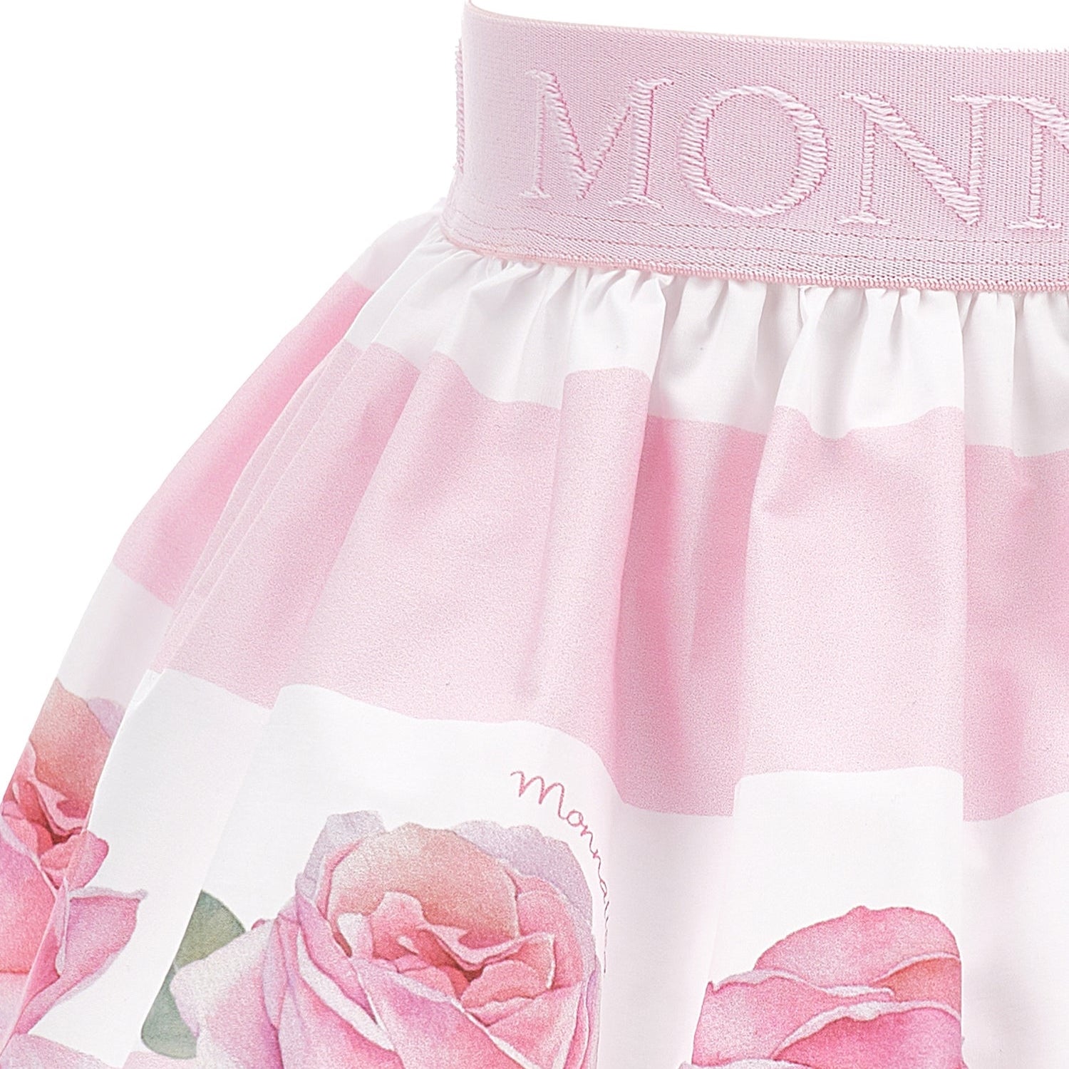 Monnalisa Baby Girls Pink Flower Skirt