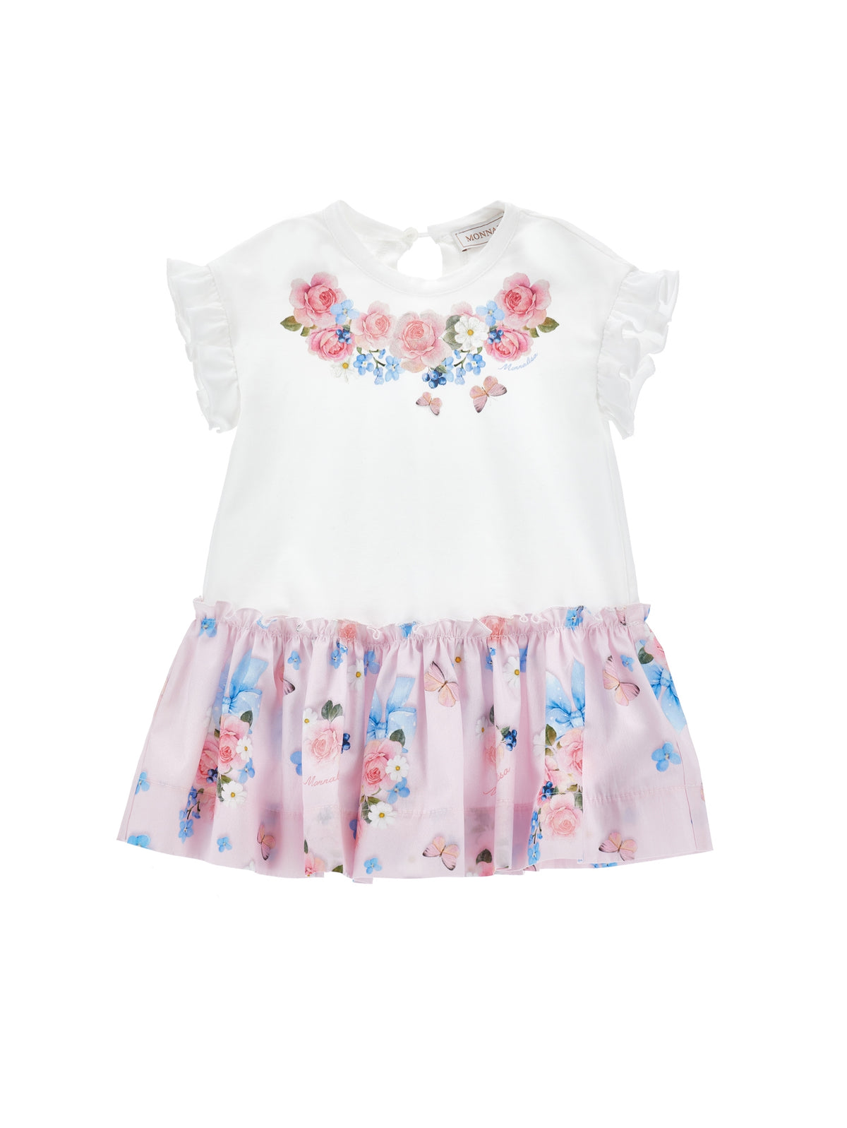 Monnalisa Girls Pink Fairytale Dress