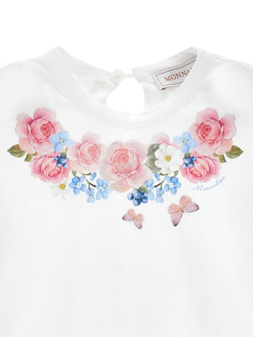 Monnalisa Girls Pink Fairytale Dress