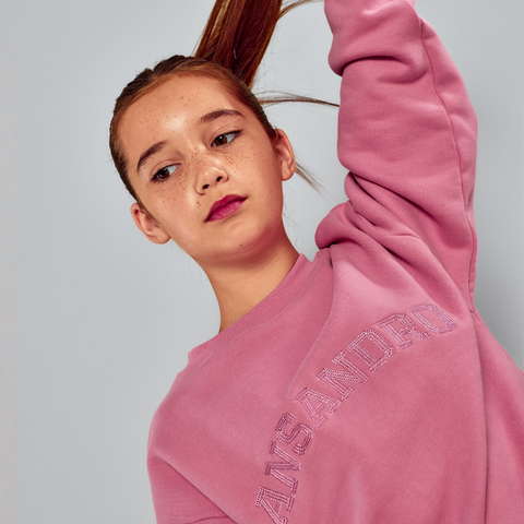 Ansandro Girls Pink Sweatshirt