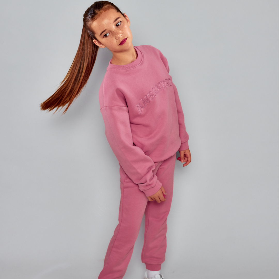 Ansandro Girls Pink Tracksuit